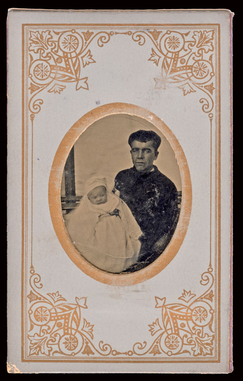 Tintype carte de visite by Blizard